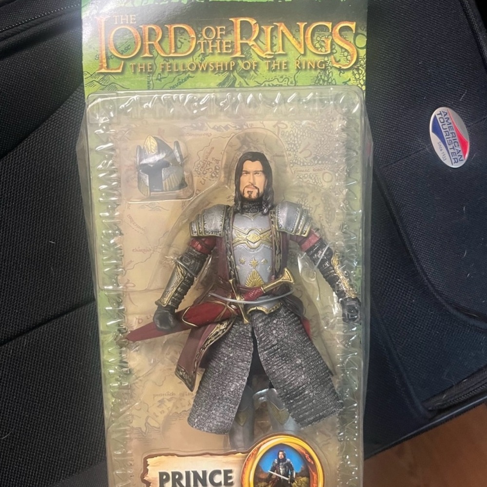 Lord of the Rings Prince Action Figure - Gray and Red